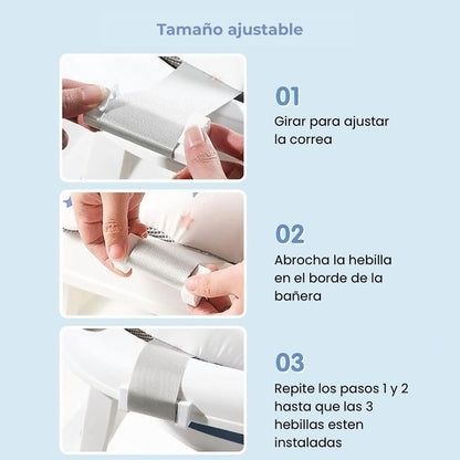 Bathby Cojín De Baño Antideslizante Con Estampado De Estrellas Para Bebés, Cómodo Y Seguro