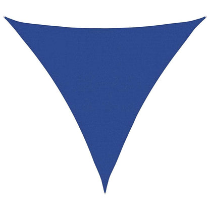 Vidaxl Toldo De Vela Triangular Hdpe Azul 160 G/m² 5x5x5 M_0