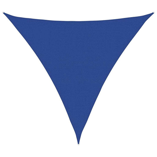 Vidaxl Toldo De Vela Triangular Hdpe Azul 160 G/m² 5x5x5 M_0