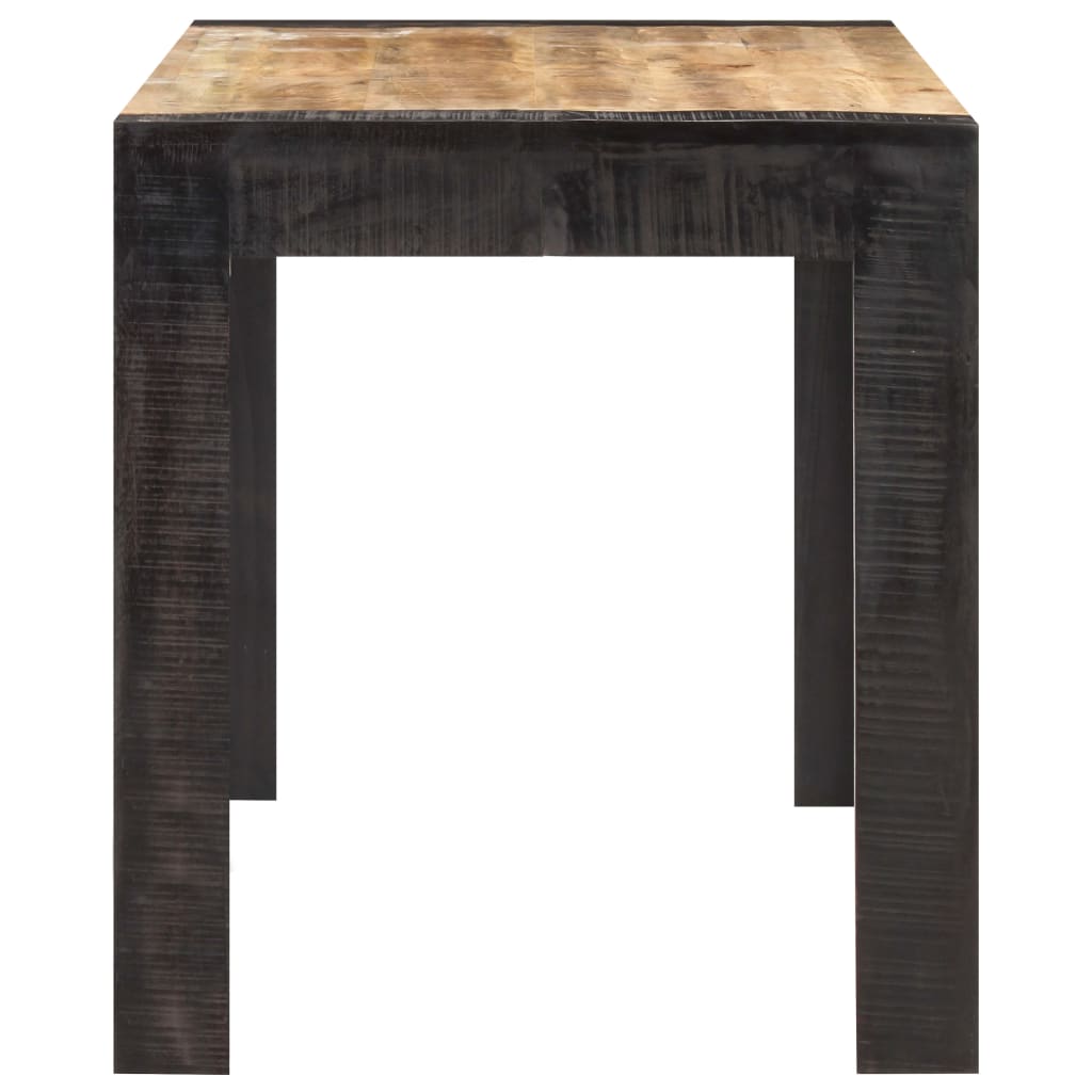 Mesa De Comedor Madera Maciza De Mango En Bruto 140x70x76 Cm_1