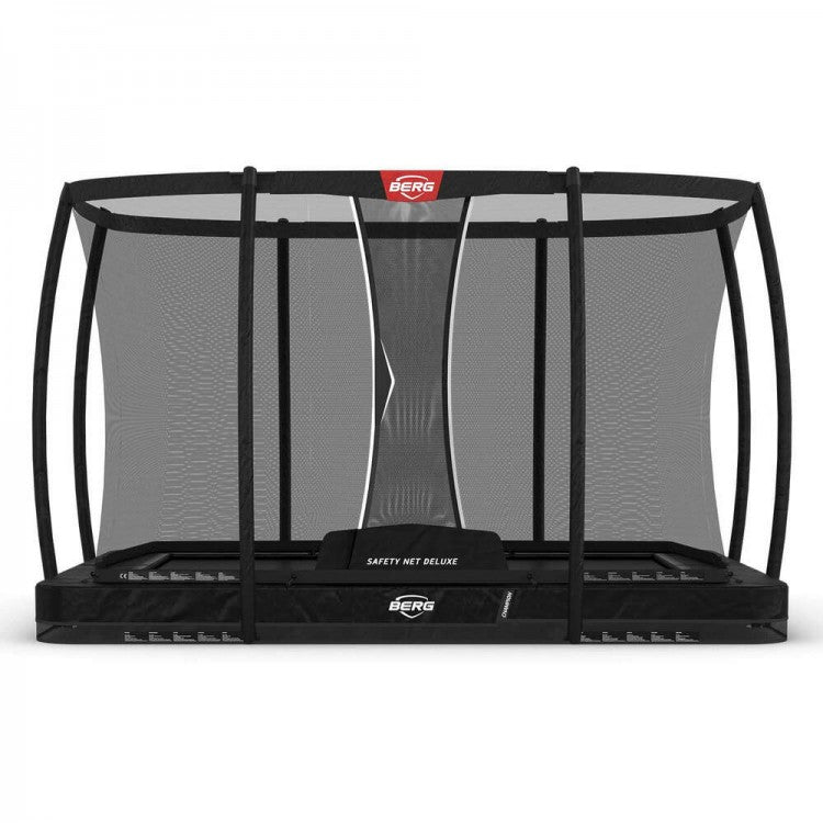 Cama Elastica Berg Inground Ultim Champion 330 + Red Deluxe Negro._0
