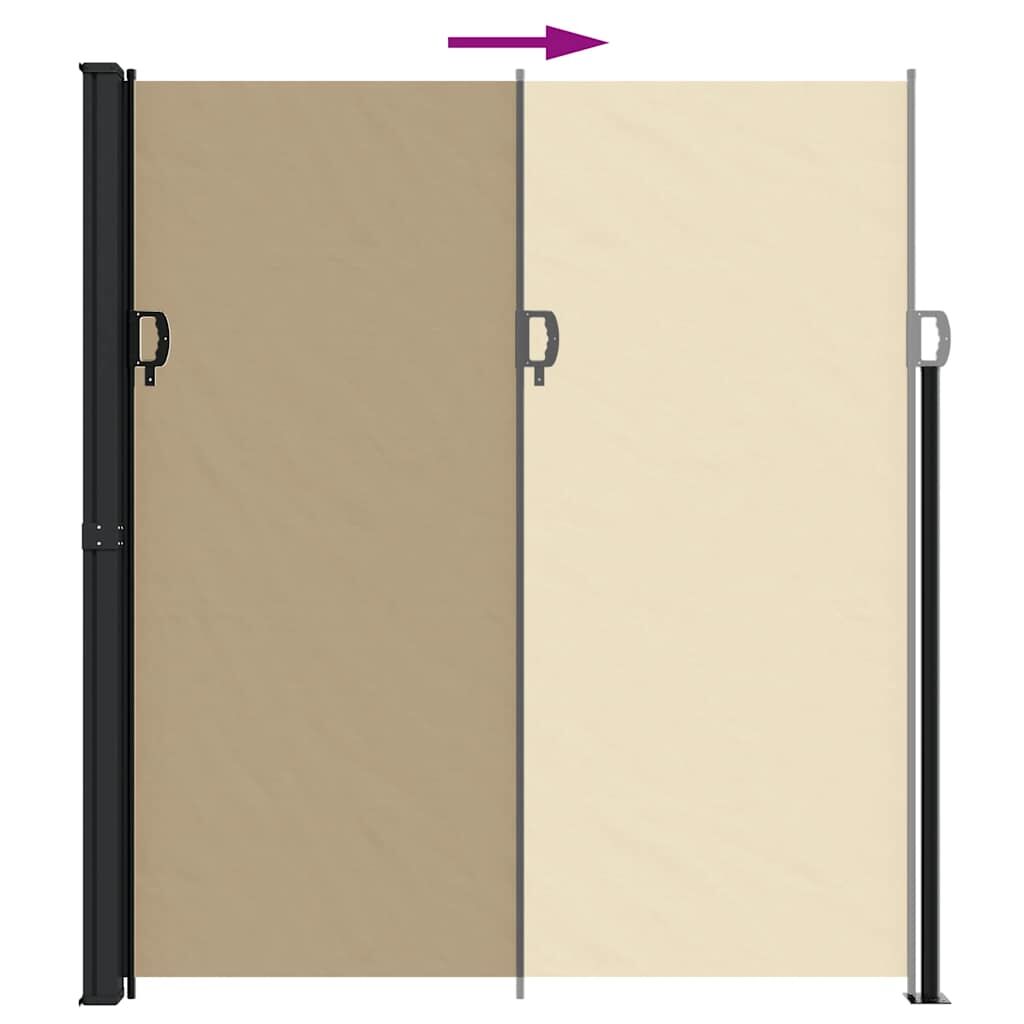 Vidaxl Toldo Lateral Retráctil Beige 220x600 Cm_4