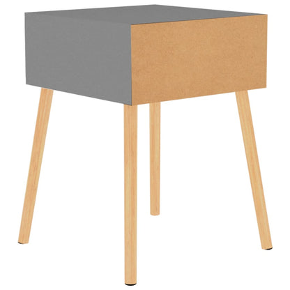 Mesitas De Noche 2 Uds Madera De Ingeniería Gris 40x40x56 Cm_3