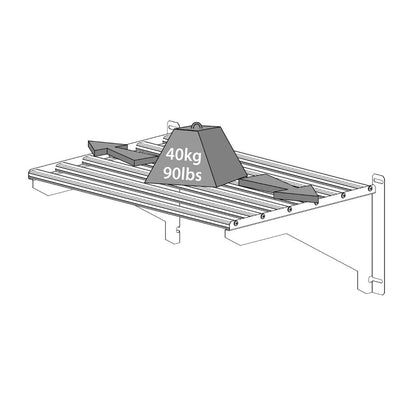 Kit de estante de aluminio Heavy Duty para invernadero