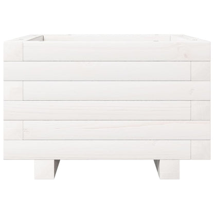 Jardinera De Madera Maciza De Pino Blanco 40x40x26,5 Cm_4