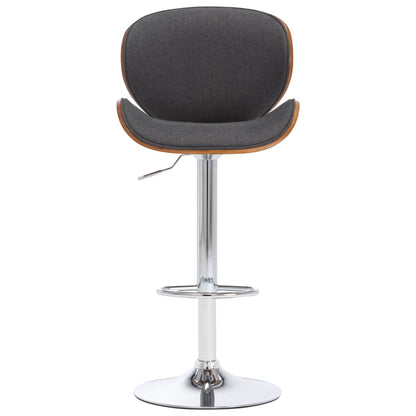 Taburete De Cocina Tela Gris_0
