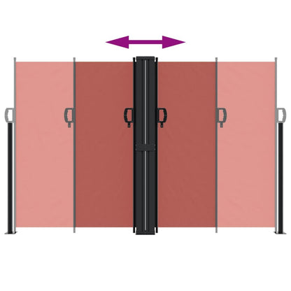 Vidaxl Toldo Lateral Retráctil Terracota 160x600 Cm_4