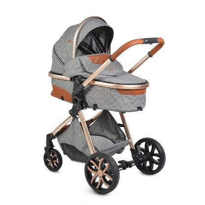 Carrito De Bebé Dúo Convertible Con Detalles En Polipiel Alma Dark Grey_3