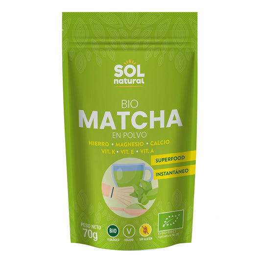 Té Matcha en polvo Sol Natural 70 g