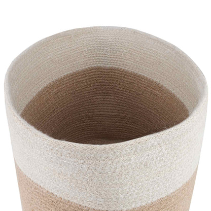 Set De Macetas De Planta 2 Uds. Natural Y Blanco Ø 28 X 28 Cm_3