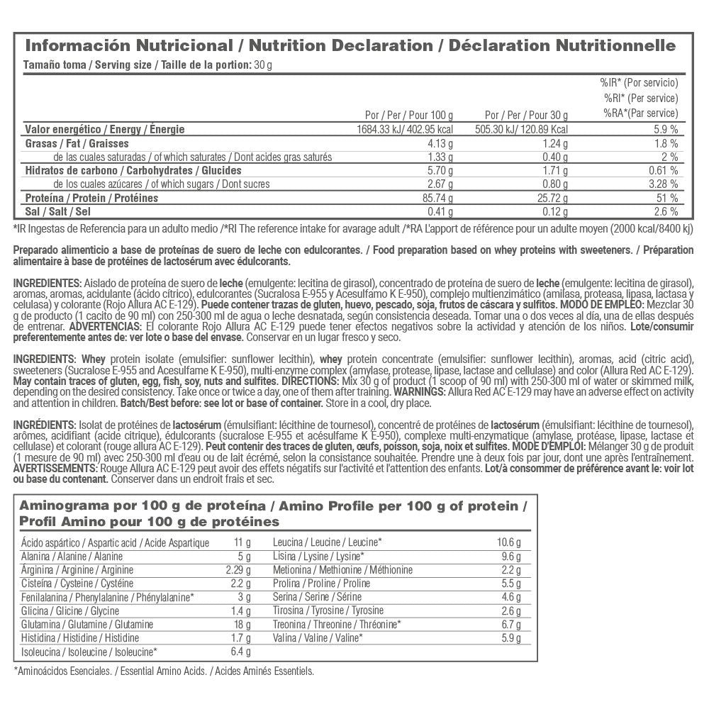 Iso Fit - 1kg - Vainilla Frambuesa - Aumenta La Masa Muscular - Masmusculo_5