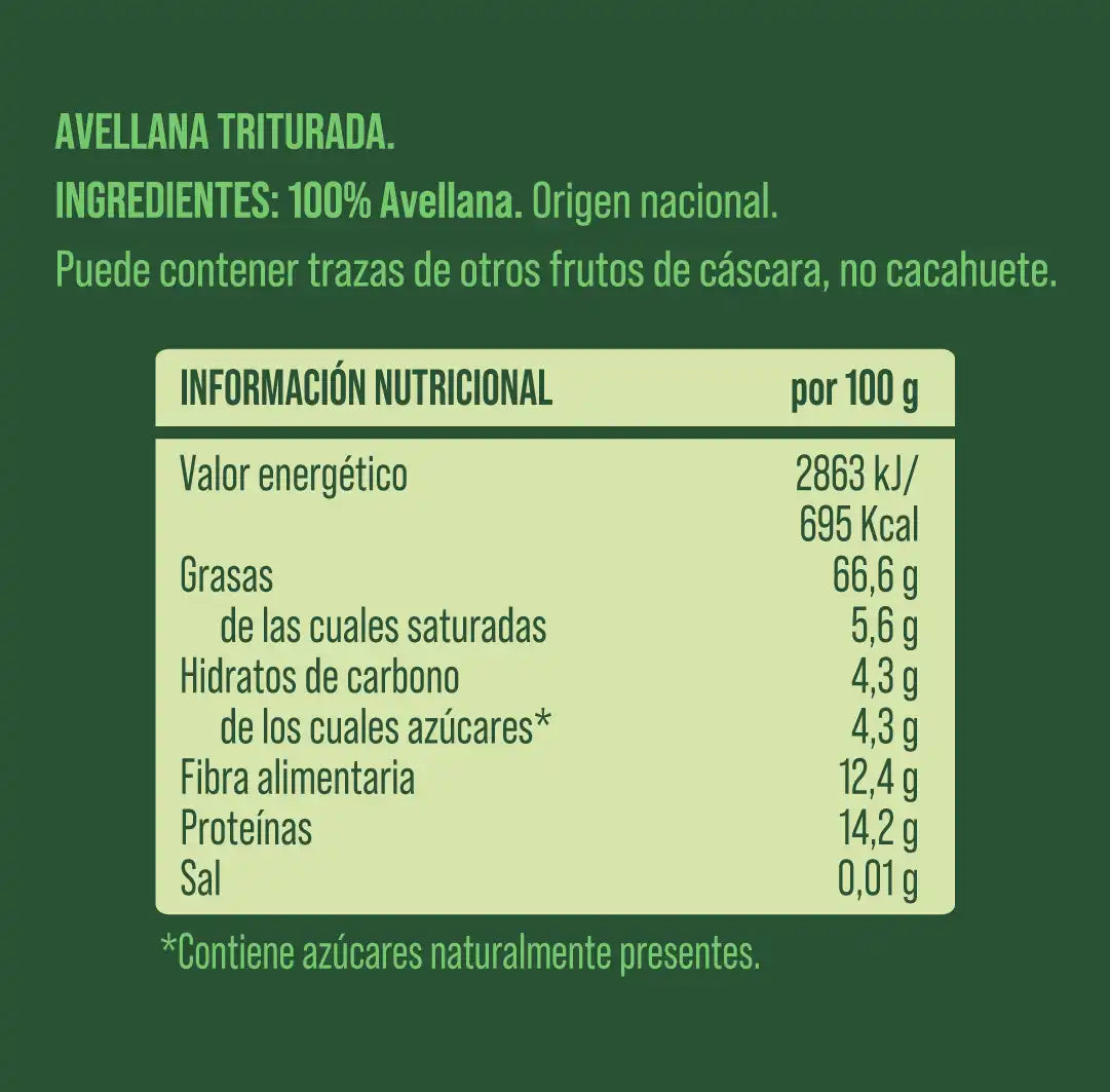 Pack 100% avellana crujiente nacional 6 uds The Nut Club 1080g_1