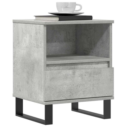 Mesitas Noche 2 Uds Madera Ingeniería Gris Hormigón 40x35x50 Cm_2