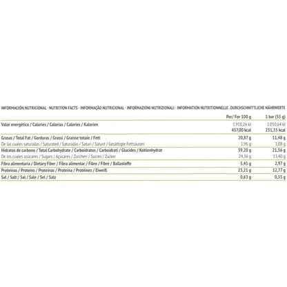 Barrita energética con nueces y dátiles Paleobull  Barrita unitaria 55 g