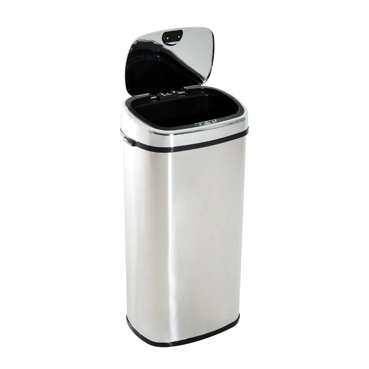 Balde De Lixo Homcom Prata Abs E Aço Inoxidável 40.5x29.5x78cm_0