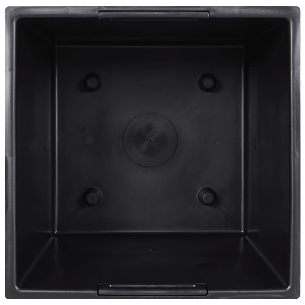 Vidaxl Macetero Con Interior Extraíble Pp Ratán Marrón 21/32 L_4