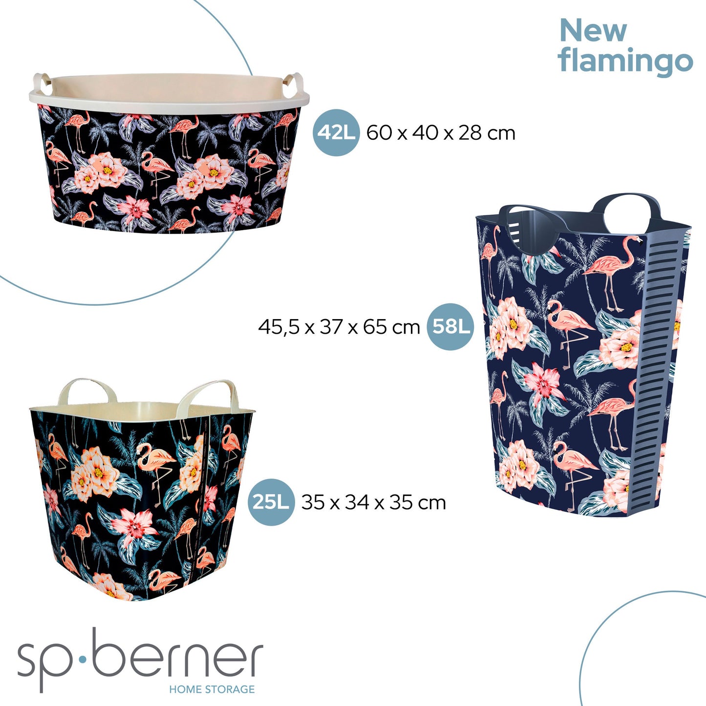 Life Story Cesto De Colada Hamper 58l New Flamingo_2