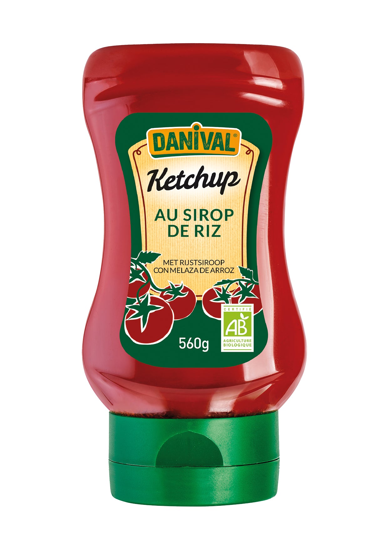 Ketchup Sin Azucar Con Sirope De Arroz Bio Danival 560 g