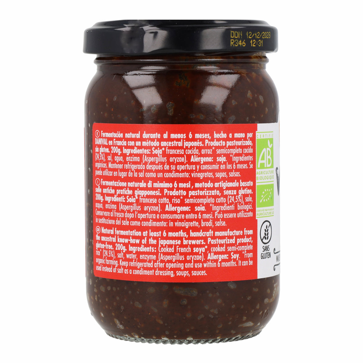 Shiro Miso De Arroz Bio Danival 200 g