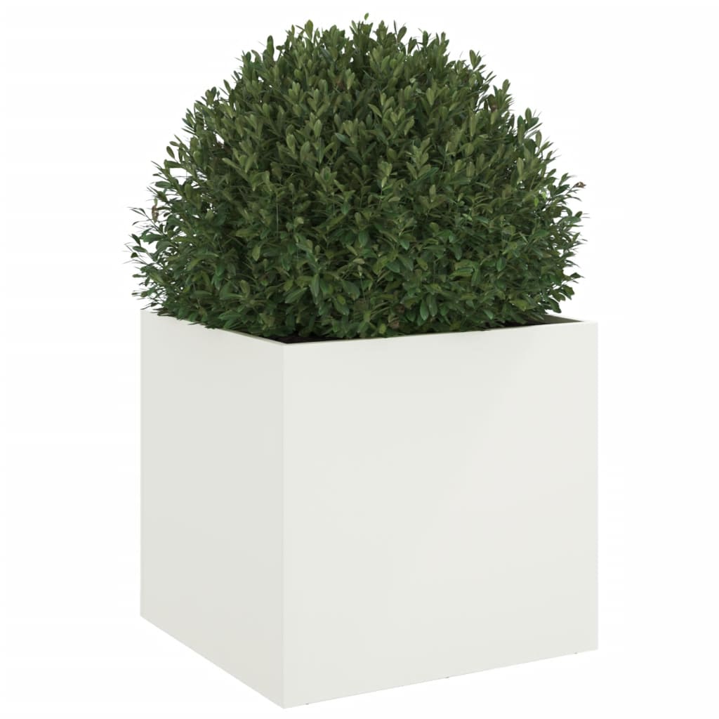 Jardinera Acero Blanco 49x47x46 Cm_3