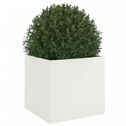 Jardinera Acero Blanco 49x47x46 Cm_3