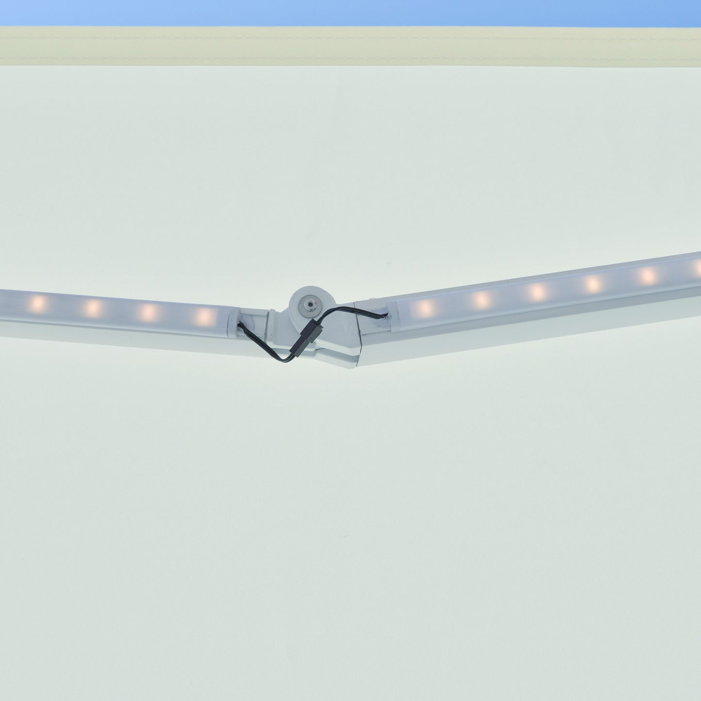 Outsunny Toldo Retráctil Con Mando A Distancia Manivela Luces Led Exterior_4