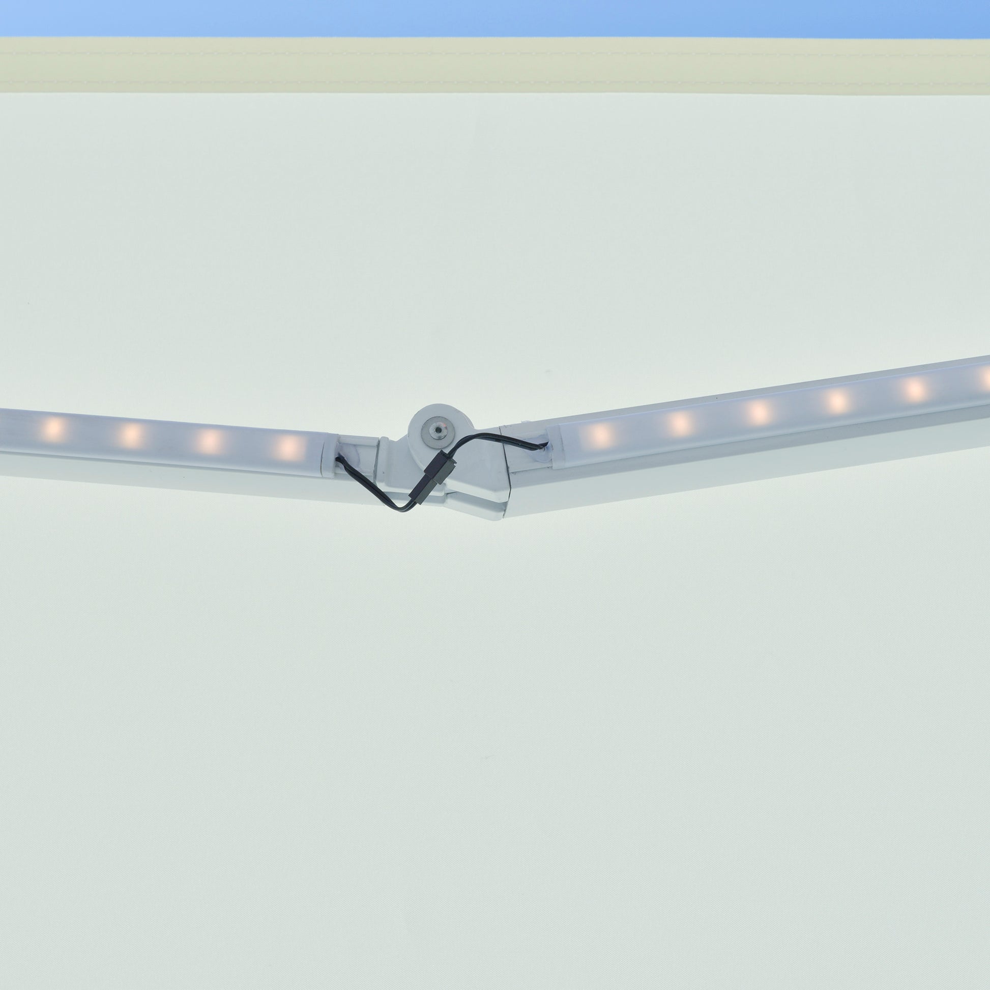 Outsunny Toldo Retráctil Con Mando A Distancia Manivela Luces Led Exterior_4