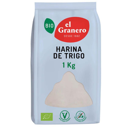 Harina de Trigo bio El Granero 1Kg