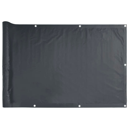 Pantalla De Privacidad De Balcón Pvc Gris Antracita 700x120 Cm / Vetonek_0