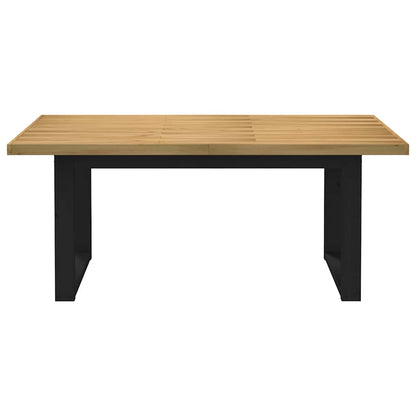 Mesa De Comedor noain Patas U Madera Maciza Pino 180x90x75 Cm_2