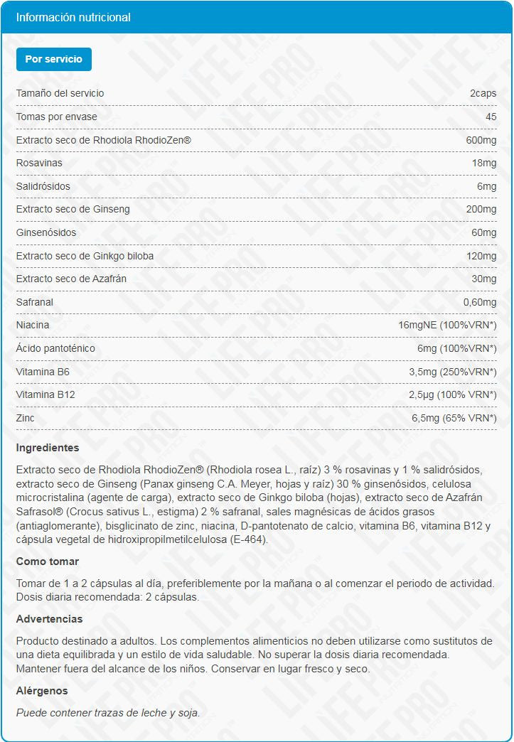 Daily Pro Energy - 60 Cápsulas - Complejos Multivitaminicos - Lifepro_5