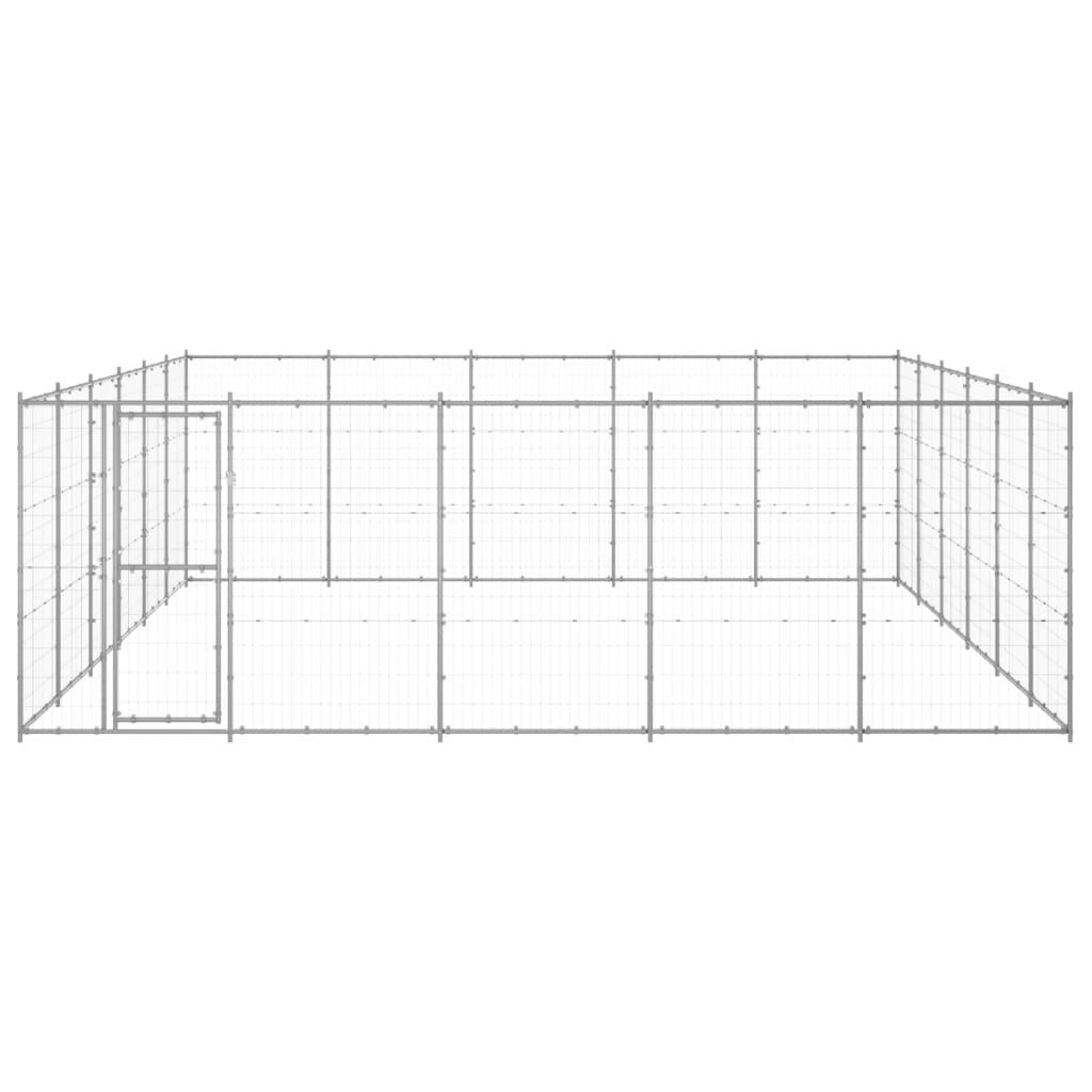 Perrera De Exterior De Acero Galvanizado 36,3 M²_0