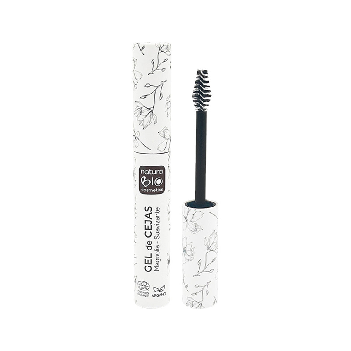 Gel Cejas 02 Marrón Alhambra Con Extracto de Magnolia, NaturaBio Cosmetics, 5 ml