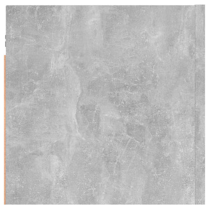 Mesita De Noche Madera De Ingeniería Gris Hormigón 30,5x30x30cm_4