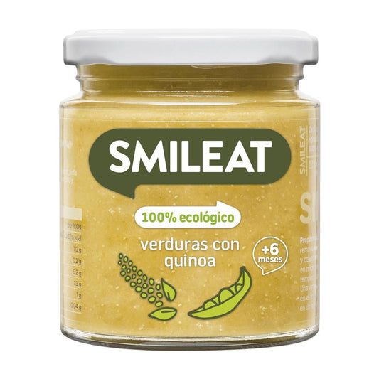 Tarrito de Verduras con Quínoa Ecológico Smileat, 230g