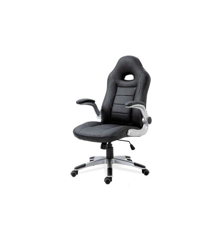 Silla De Escritorio Victoria En Negro. Alto: 112-120, Ancho: 70, Fondo: 51_0