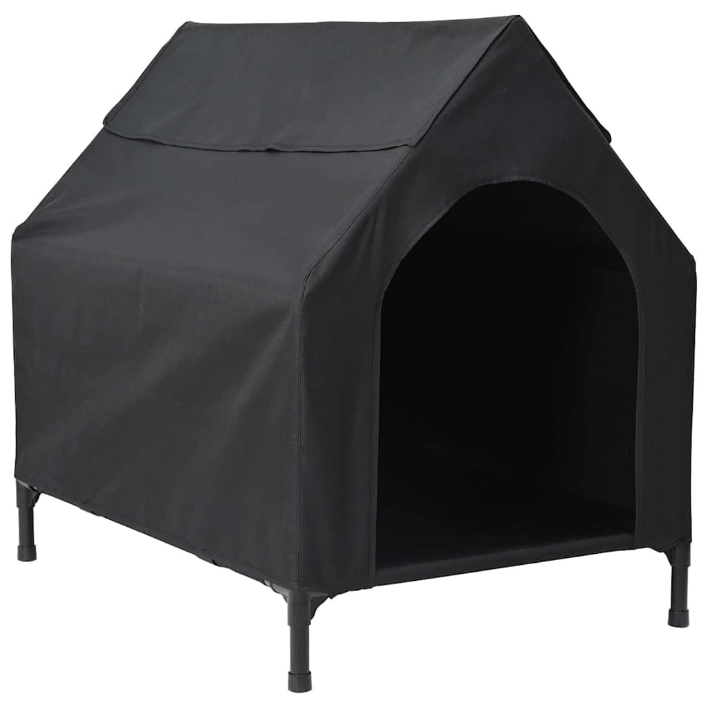 Casa Para Mascotas Manual Negro 110 X 75 X 90 Cm Acero_0