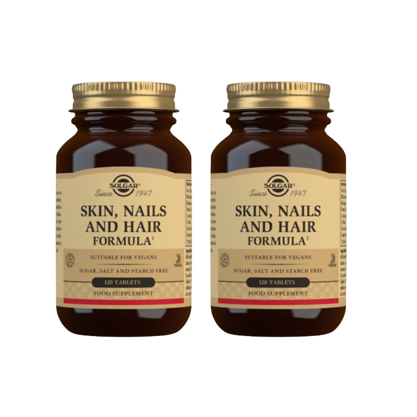 PACK  2X Fórmula Pelo, Piel y Uñas 120