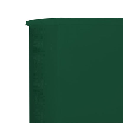 Vidaxl Paravientos De Playa De 3 Paneles Tela Verde 400x80 Cm_3