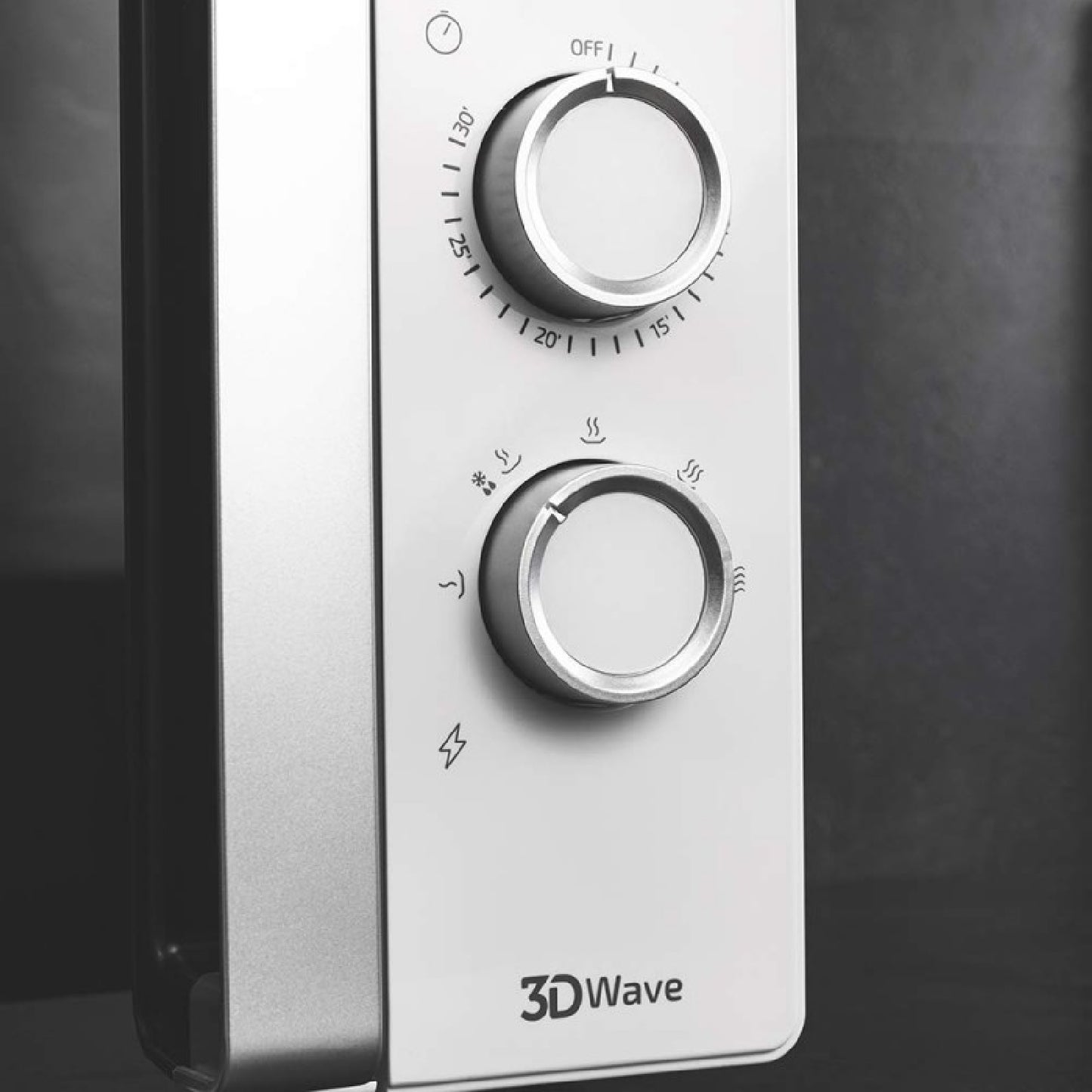 Microondas De 23 Litros Grandheat 4110. 800 W En 6 Niveles, Tecnología 3d Wave, Revestimiento Anti-dirt Itech, Temporizador, Modo Descongelación, Bl_2