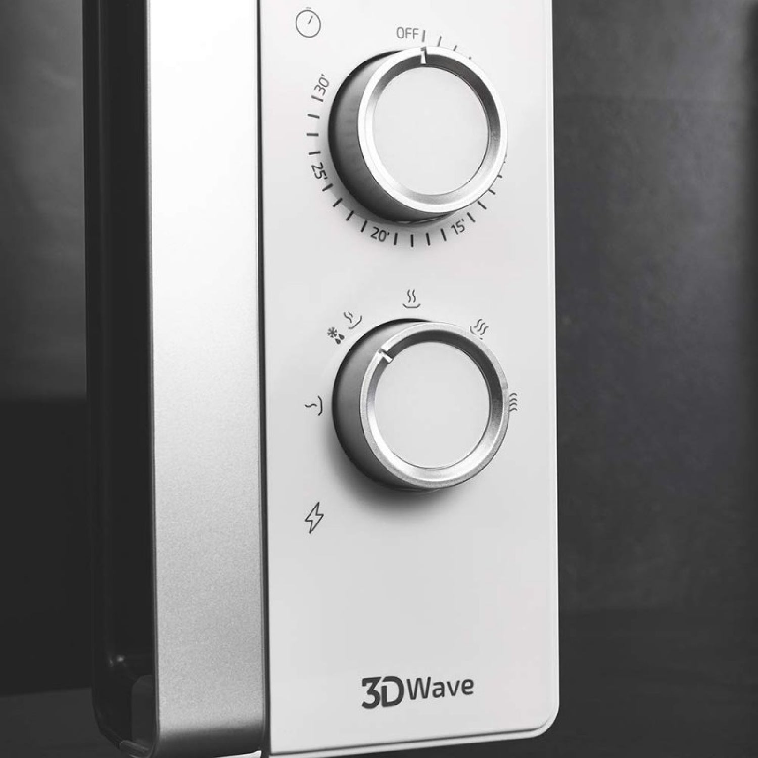 Microondas De 23 Litros Grandheat 4110. 800 W En 6 Niveles, Tecnología 3d Wave, Revestimiento Anti-dirt Itech, Temporizador, Modo Descongelación, Bl_2