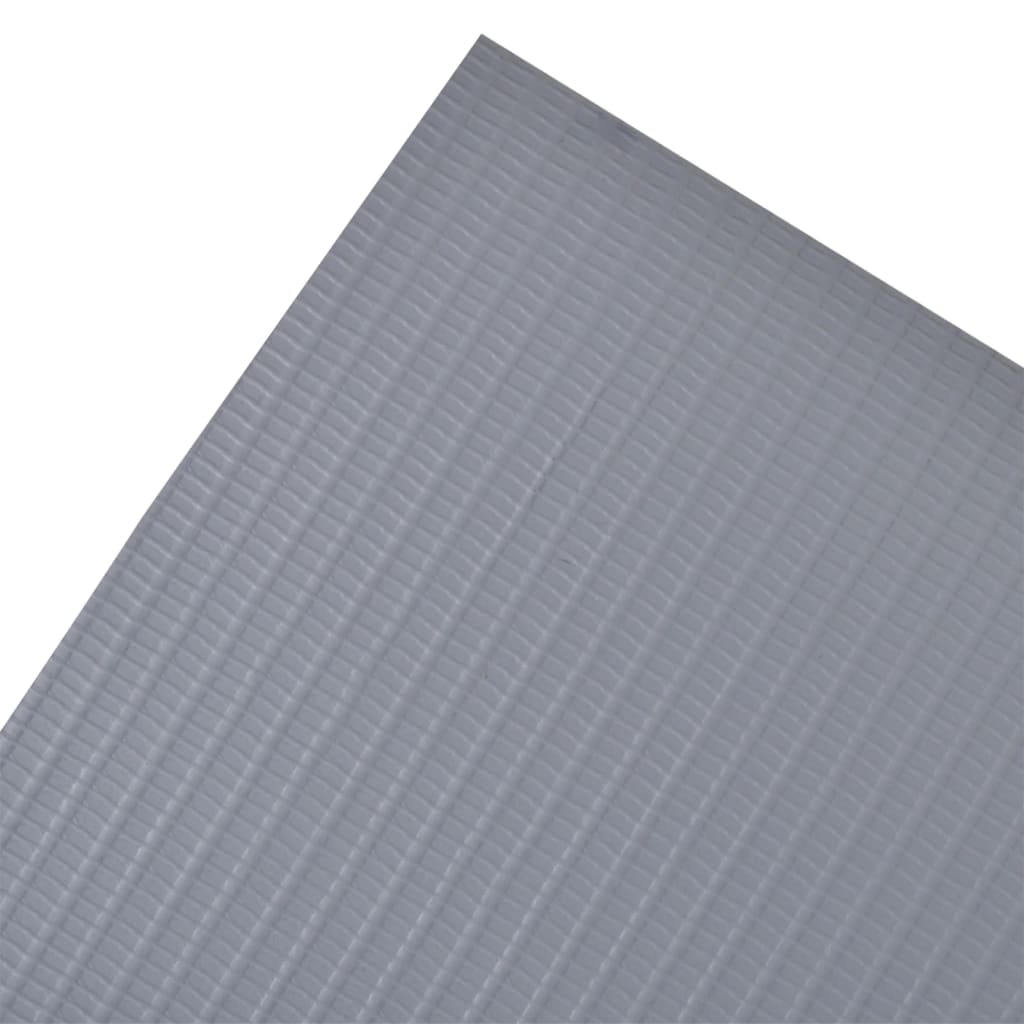 Panel De Valla De Pvc Gris Claro 70x0,19 M / Vetonek_0