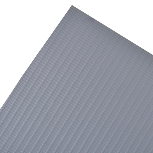 Panel De Valla De Pvc Gris Claro 70x0,19 M / Vetonek_0