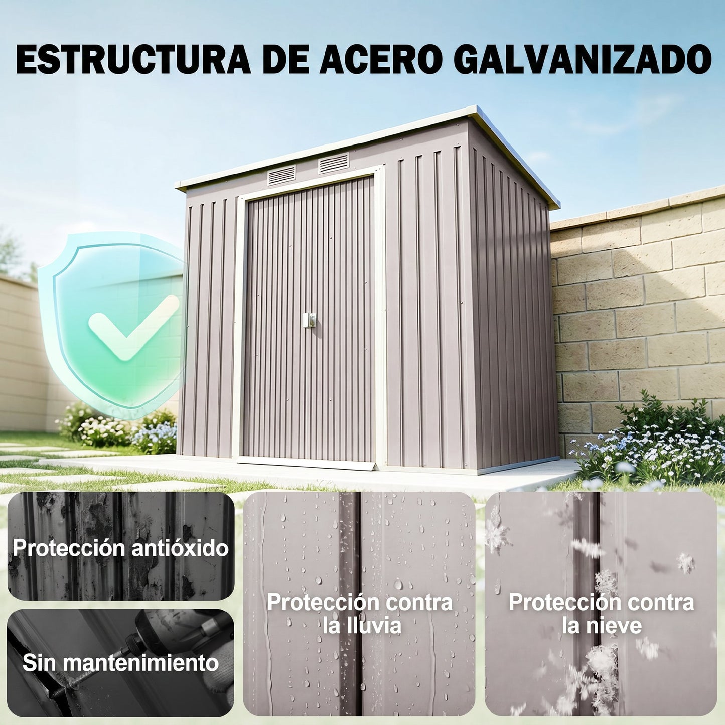 Outsunny Caseta De Jardín Exterior 2_3