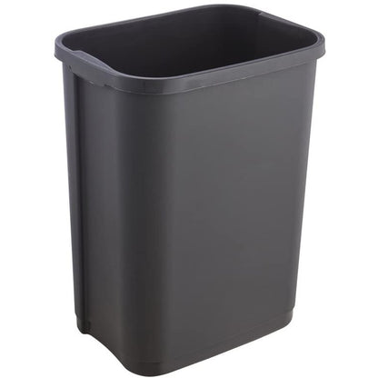 Cubo De Basura Con Tapa Basculante, 10 L, Swantje, Gris Grafito