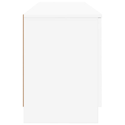 Armario De Almacenamiento Para Cama Alta 2 Uds. Blanco_5