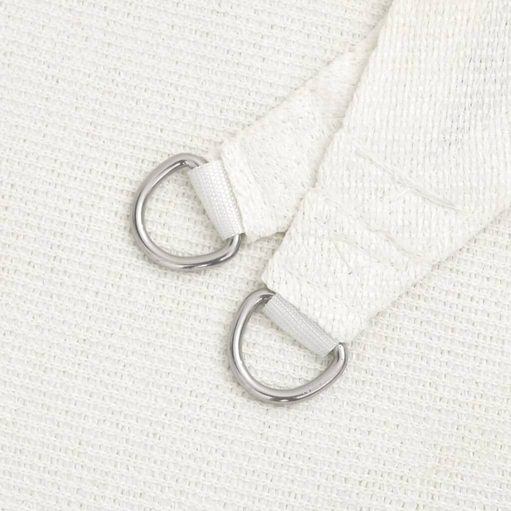 Vidaxl Toldo De Vela Cuadrado Hdpe Blanco 3,6x3,6 M_4