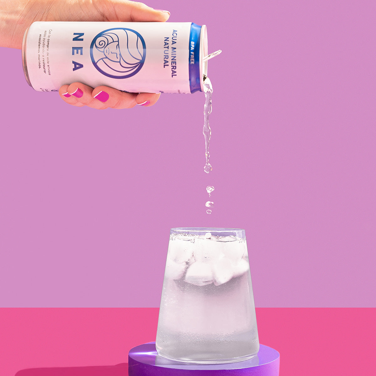 Agua Mineral Natural en Lata NEA 330 ml