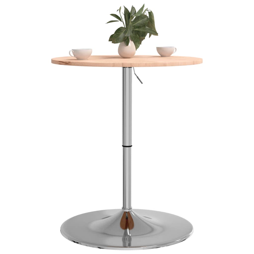 Mesa Alta De Madera Maciza De Haya Ø60x89,5 Cm_2