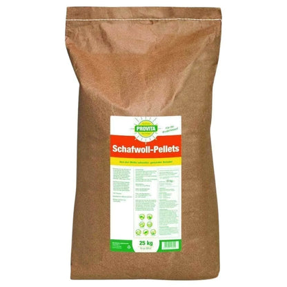 Abono Orgánico Lana De Oveja 25 Kg – Pellets Ecológicos Para Huerto, Retención De Agua Y Nutrición Hasta 250 M²_0